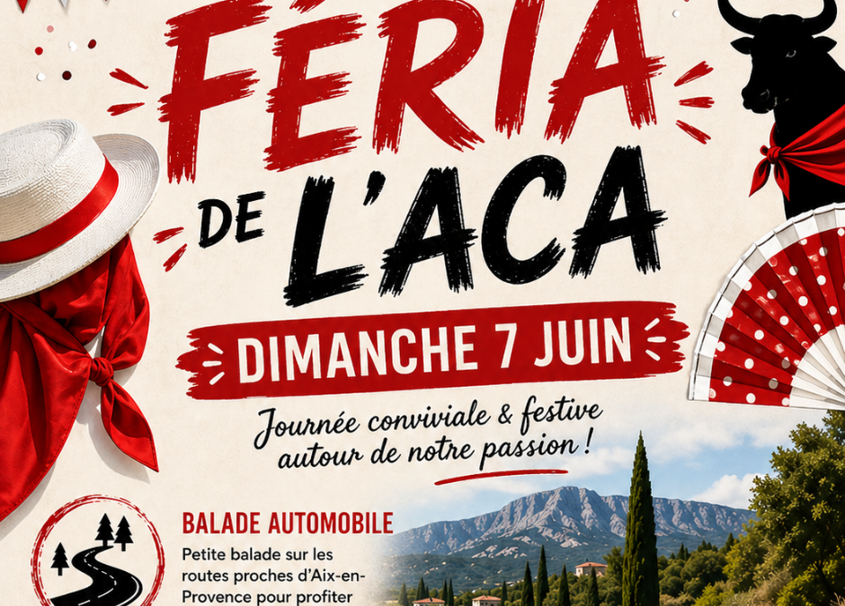 Féria de l’ACA – Dimanche 7 juin