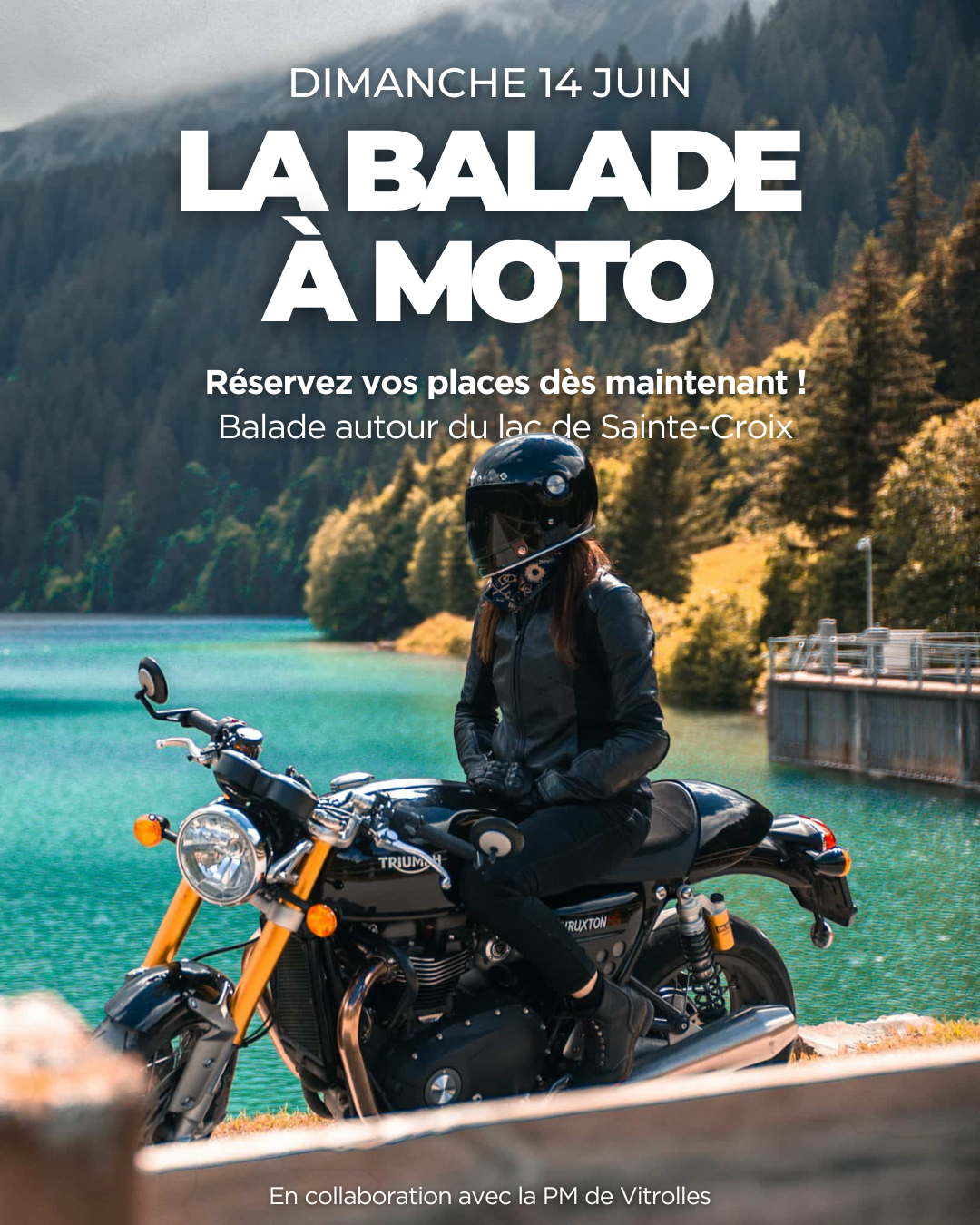 BALADE À MOTO - DIMANCHE 14 JUIN